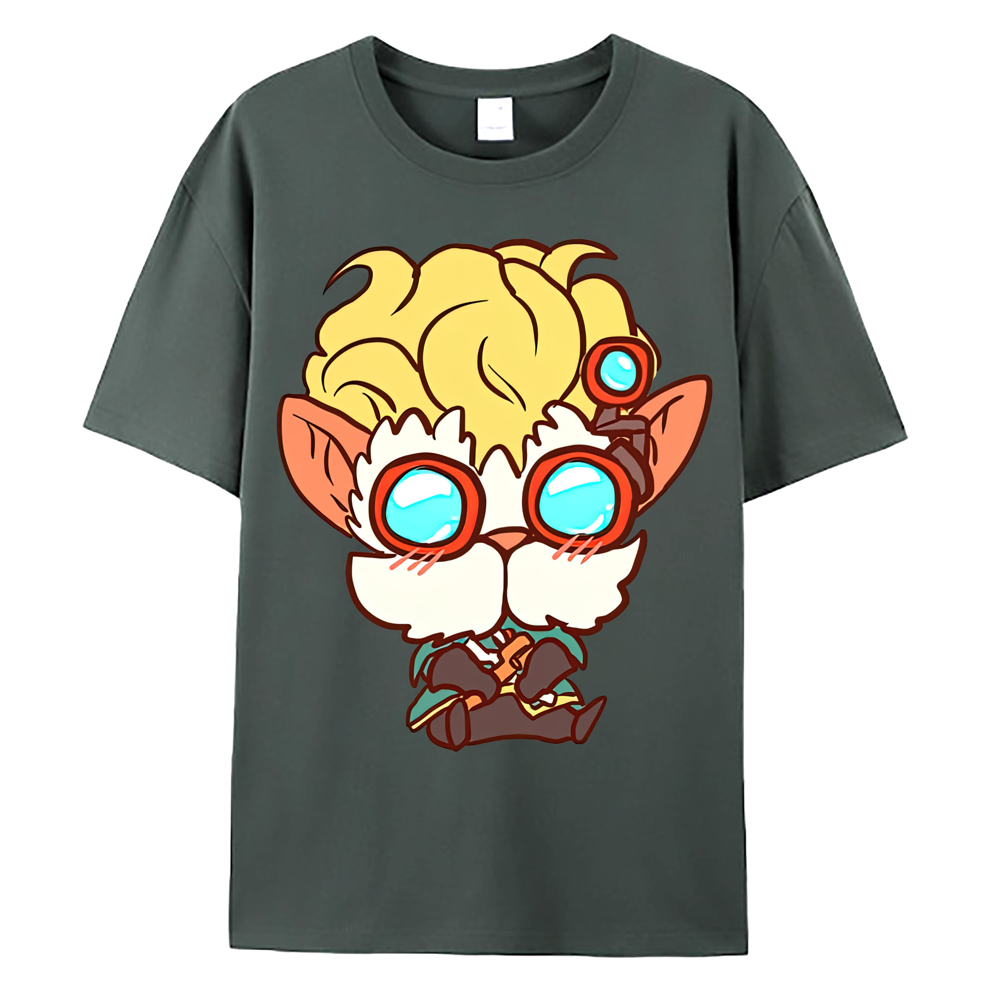 （画像用） リーグ・オブ・レジェンド League of Legends LOL 綿100％ メンズ半袖Tシャツ｜肌触りやわらか＆通気性